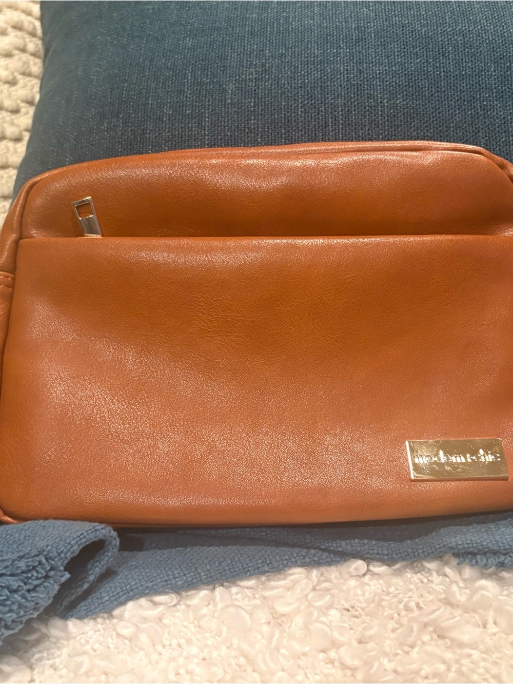 Leather Travel Pouch - Brown